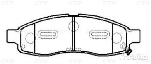 CKN-13 GK0728 Колодки тормозные дисковые пе