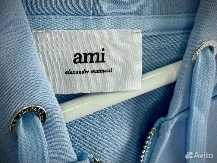 Зип худи Ami Paris оверсайз (сезон 2025)