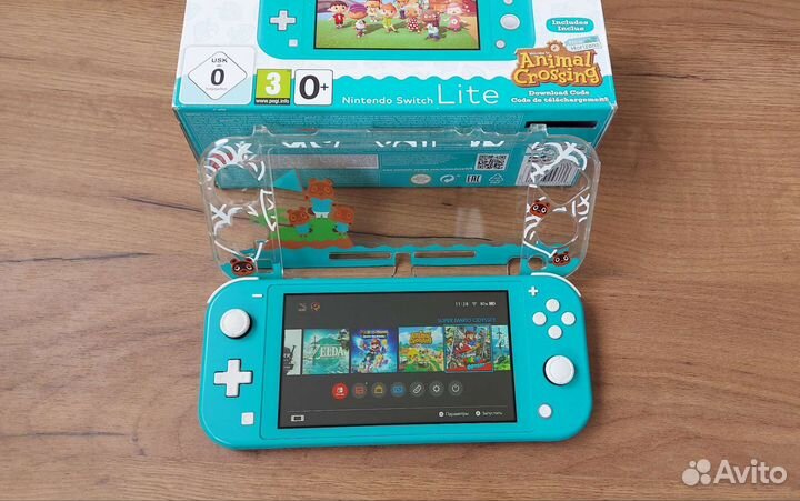 Прошитый Nintendo Switch Lite Zelda ToK 32 +128Gb