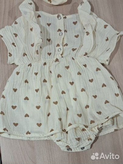 Платье боди для девочки 62 68
