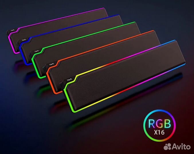 Подставка под запястье для клавиатуры RGB