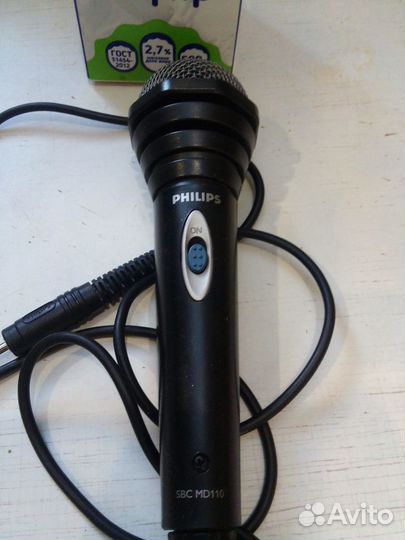 Микрофоны AKG D770 и Philips SBC MD110