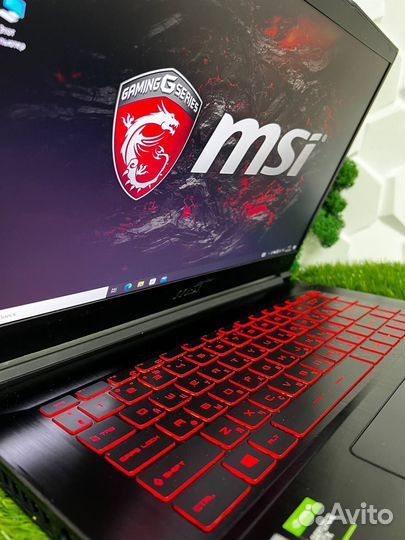 Игровой ноутбук msi gf63 i5 10200H gtx 1650ti