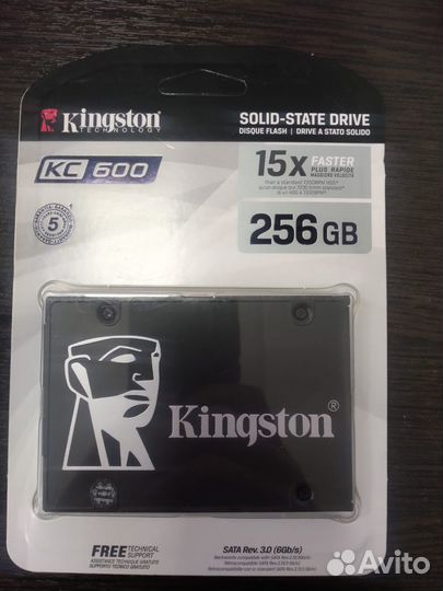 Ssd диcк Kingston кc600 256 gb / A400 480 gb