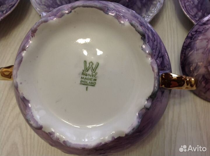 Редкий чайный сервиз 60-х г Польша