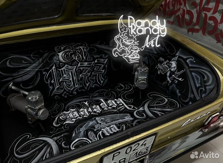 Роспись Авто, аэрография, граффити, каллиграфия