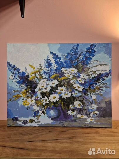 Картины по номерам раскрашенная