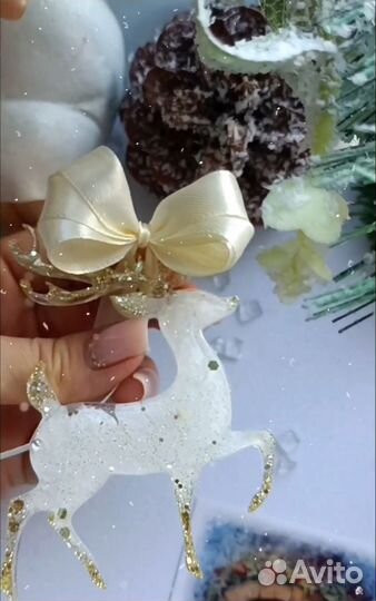 Новогодние игрушки из эпоксидной смолы