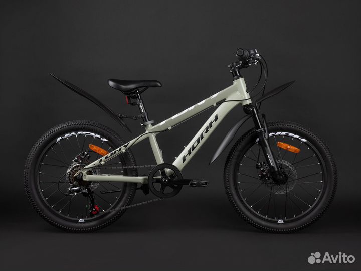 Велосипед horh tony TYD 2.0 20 (2023) Grey-Black-W