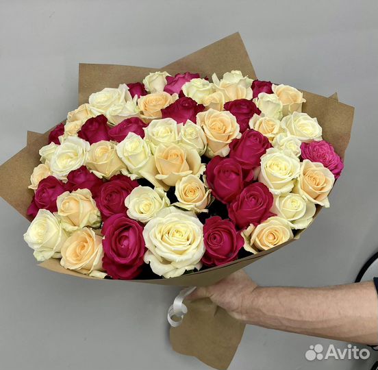 101 роза 51 букет роз доставка