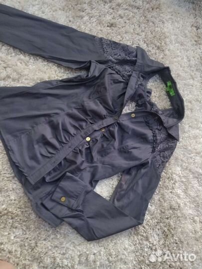 Блузка рубашка zara
