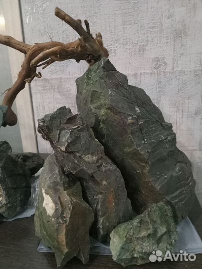Камень серая гора для акваскейпа