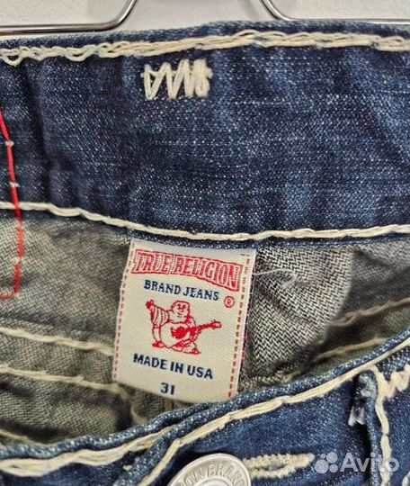 True Religion Белая строчка