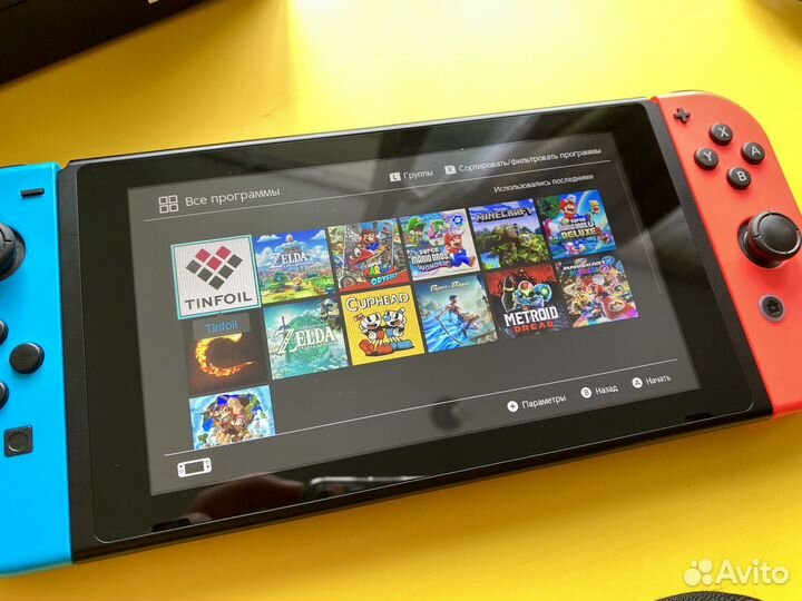 Nintendo Switch чип прошит +игры