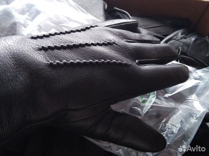 Перчатки мужские кож.зимние оленья кожа и женские