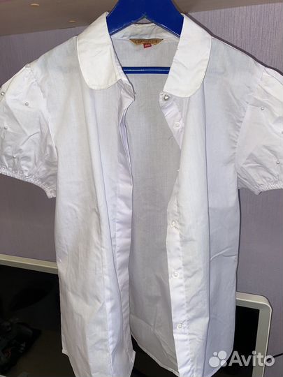 Рубашки школьныена девочку