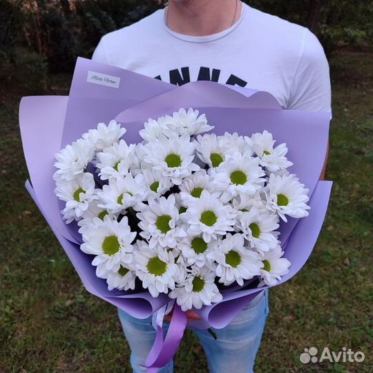 Букет из хризантемы