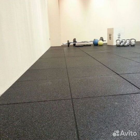 Резиновая плитка для спорта