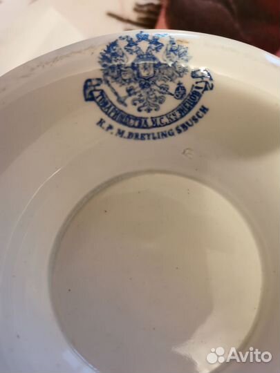 Супница Кузнецов 1890-1910г.г фарфор