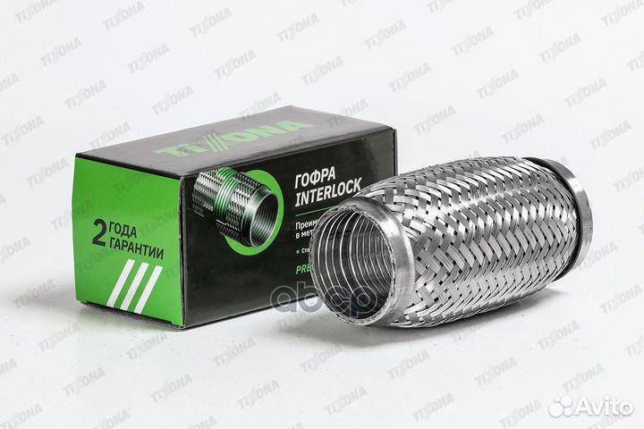 Гофра 55/150 (aisi 304 with interlock) P55150