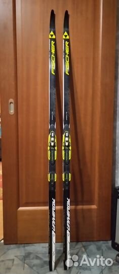 Лыжи беговые Fischer RCR, ботинки, палки