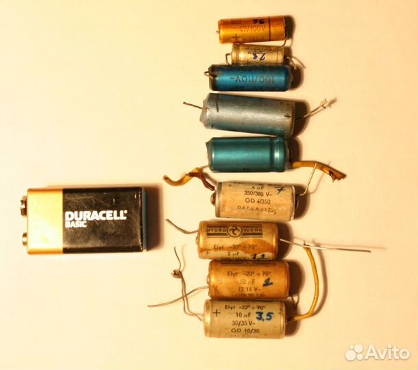 Старые винтажные немецкие конденсаторы