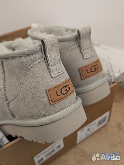 Угги Ugg Classic Ultra Mini Grey Violet