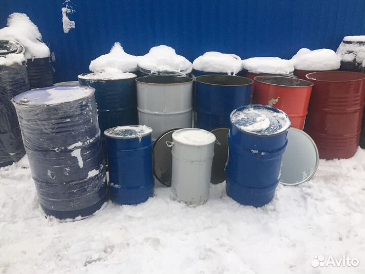 Бочка пластик и металл