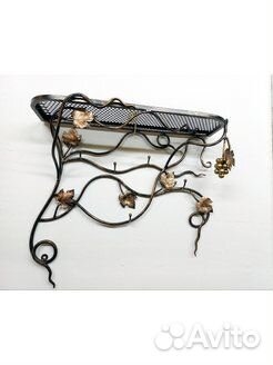 Вешалка из кованой лозы №20