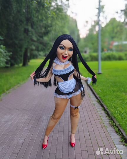 Ростовая кукла, шуточный стриптиз, аниматор