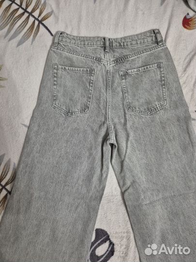 Джинсы женские широкие