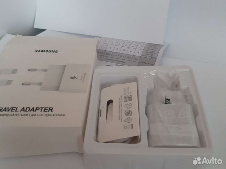 Зарядное устройство samsung 25w быстрая