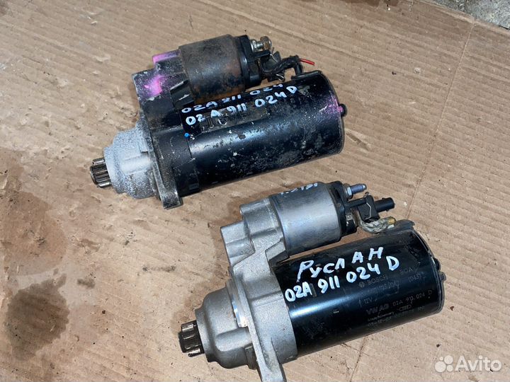 Стартер 02A911024D 1.9tdi Audi, VW, Seat, Skoda