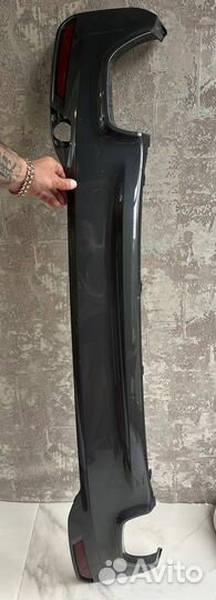 Диффузор на задний бампер BMW540i 2018г G30