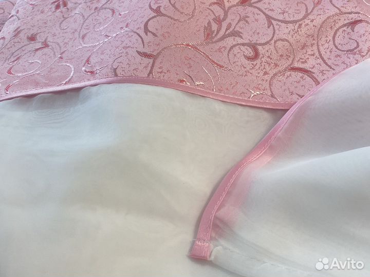 Комплект портьер готовый (шторы + тюль)