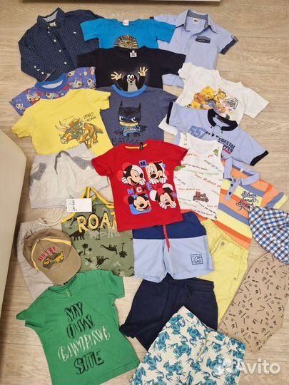 Пакет одежды вещей для мальчика 92 98