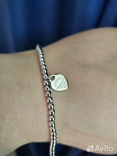 Tiffany браслет серебро 925 пробы
