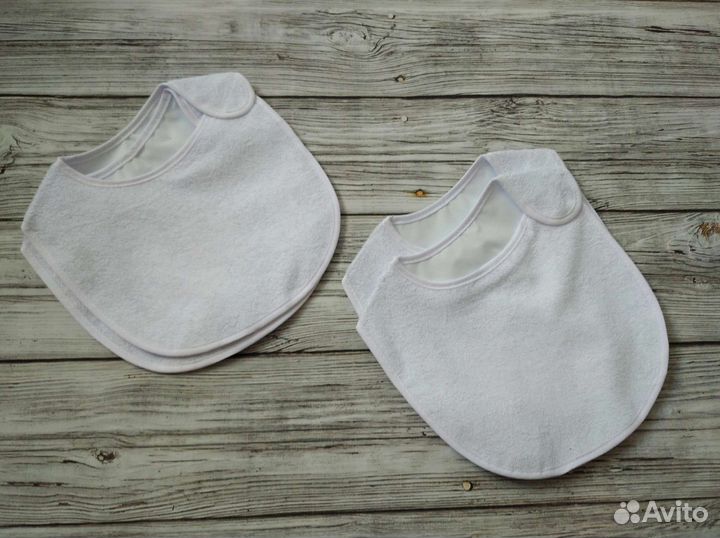 Слюнявчик нагрудник махровые и хлопковые