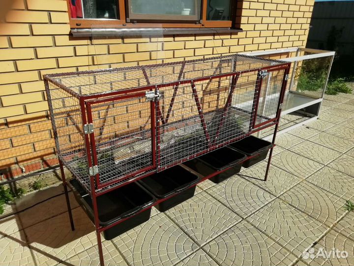 Клетки для кроликов перепелов и цыплят