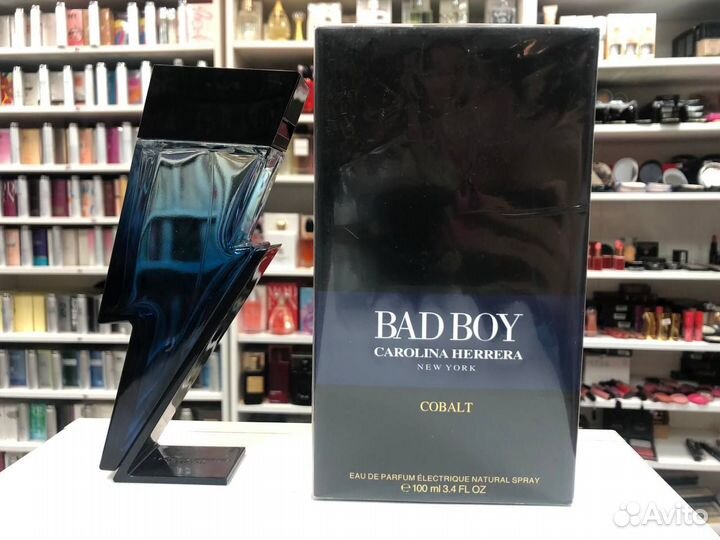 Парфюм Мужской Carolina Herrera Bad Boy Cobalt