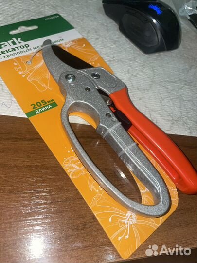 Секатор. 205 мм. Храповый механизм