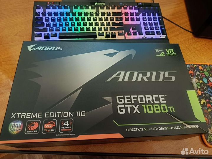 Видеокарта aorus GeForce GTX 1080Ti Xtreme Edition