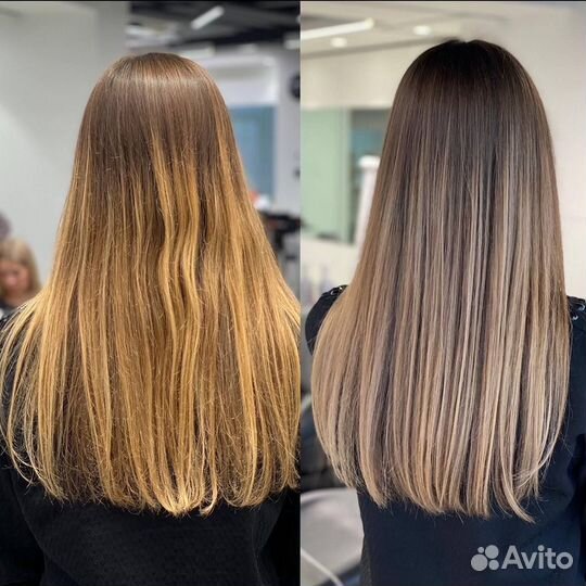 Модель на окрашивание волос. Бесплатно