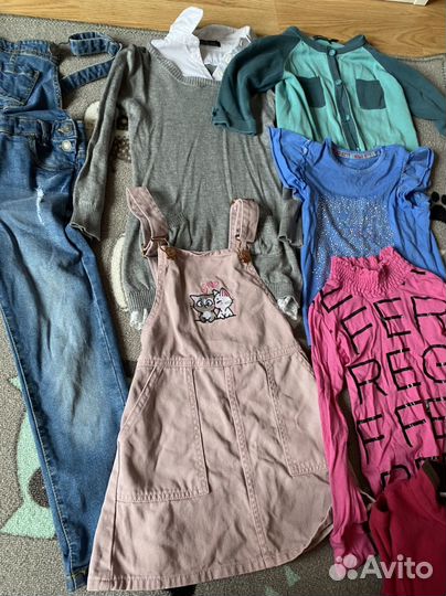 Вещи пакетом на девочку 110-116