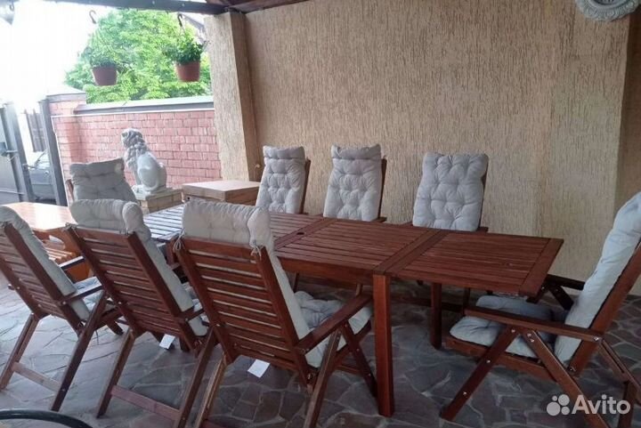 Садовая мебель IKEA для дома и дачи из дерева