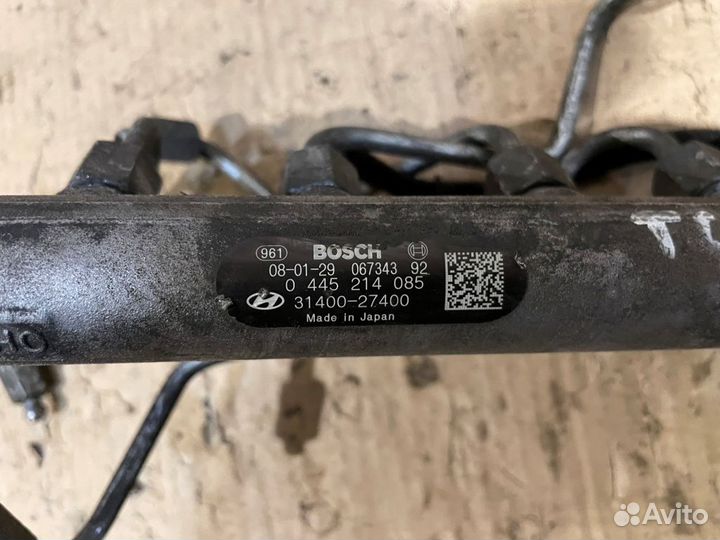 Топливная рампа Hyundai Tucson Kia Sportage D4EA