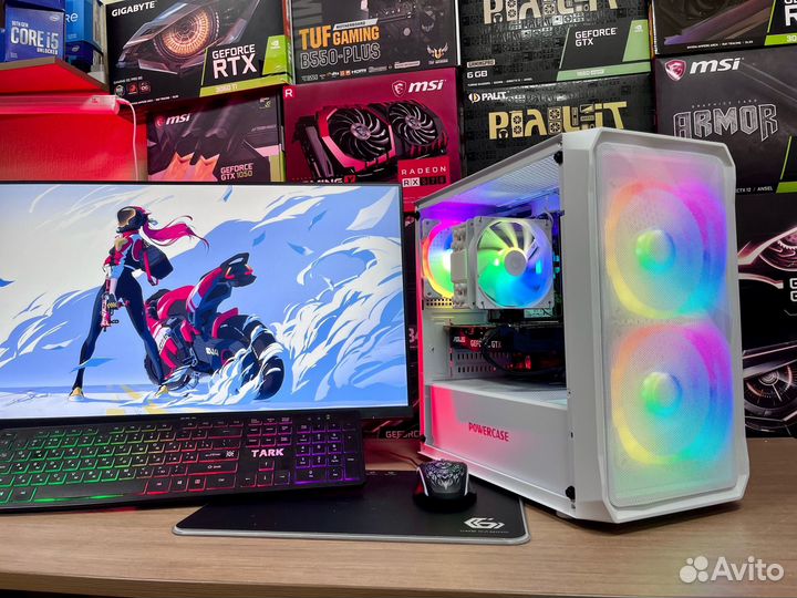 Игровой пк Core i3-12100+RTX2060+Гарантия 1год