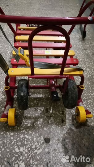 Детские санки с колесами