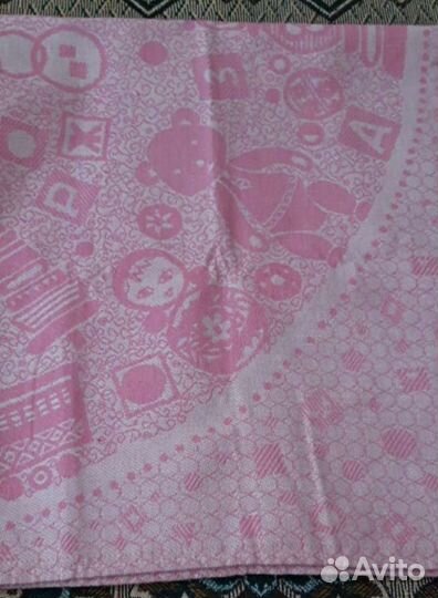 Одеяло детское льняное,уголок б/у на одеяло