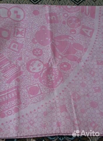 Одеяло детское льняное,уголок б/у на одеяло